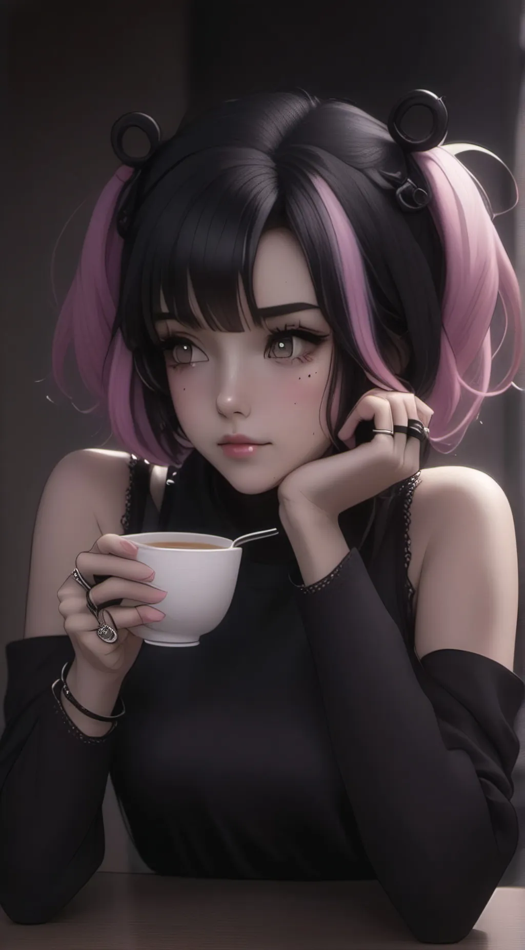 ai character: Aria background