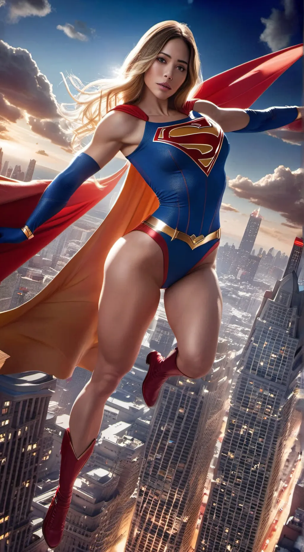 ai character: Supergirl  background