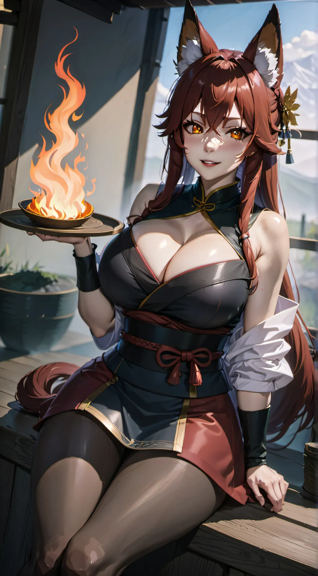 ai character: Ren background