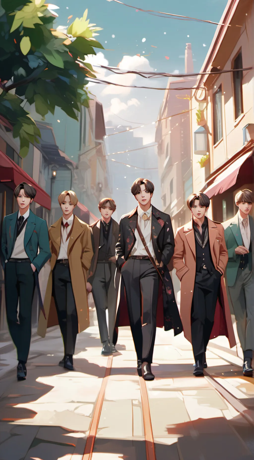 ai character: bts background