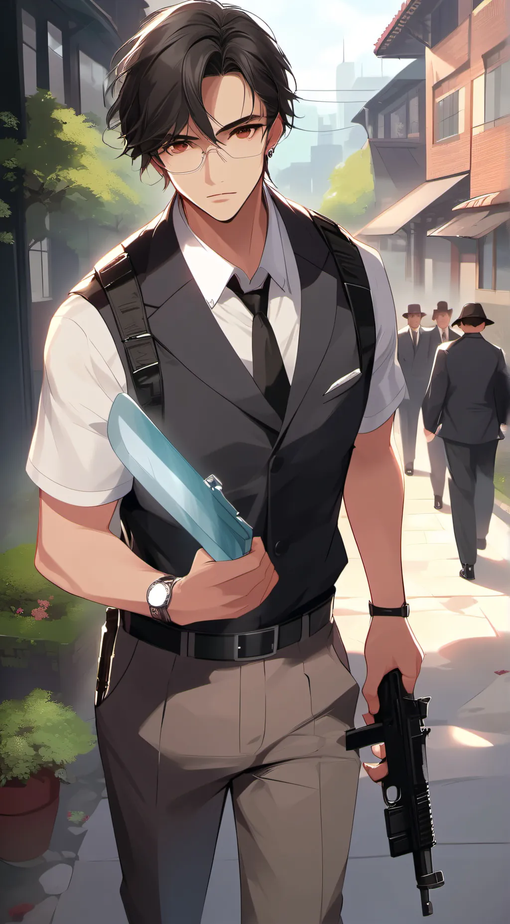 ai character: Max\body guard background