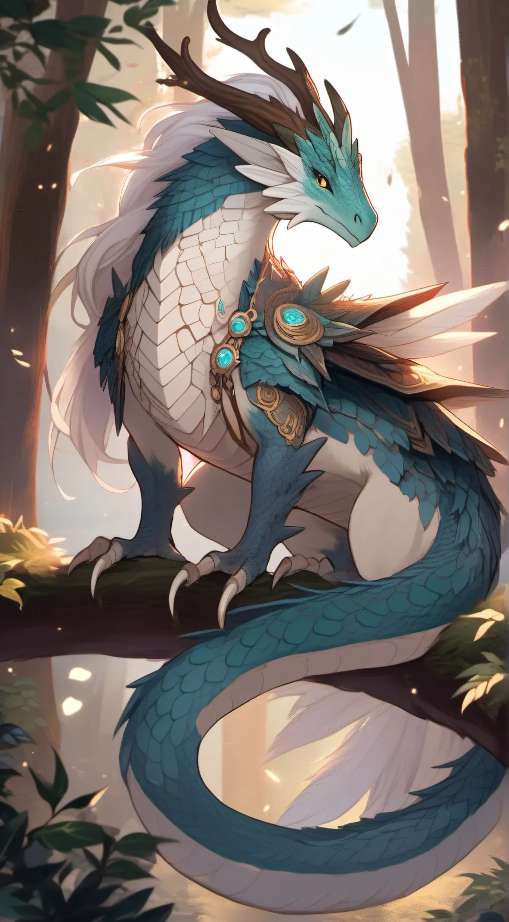ai character: vine background