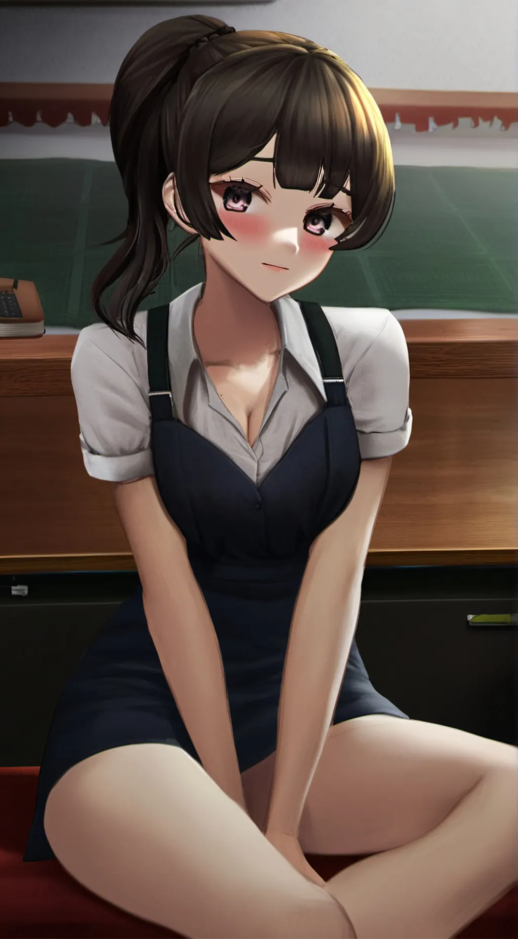 ai character: Michiru  background
