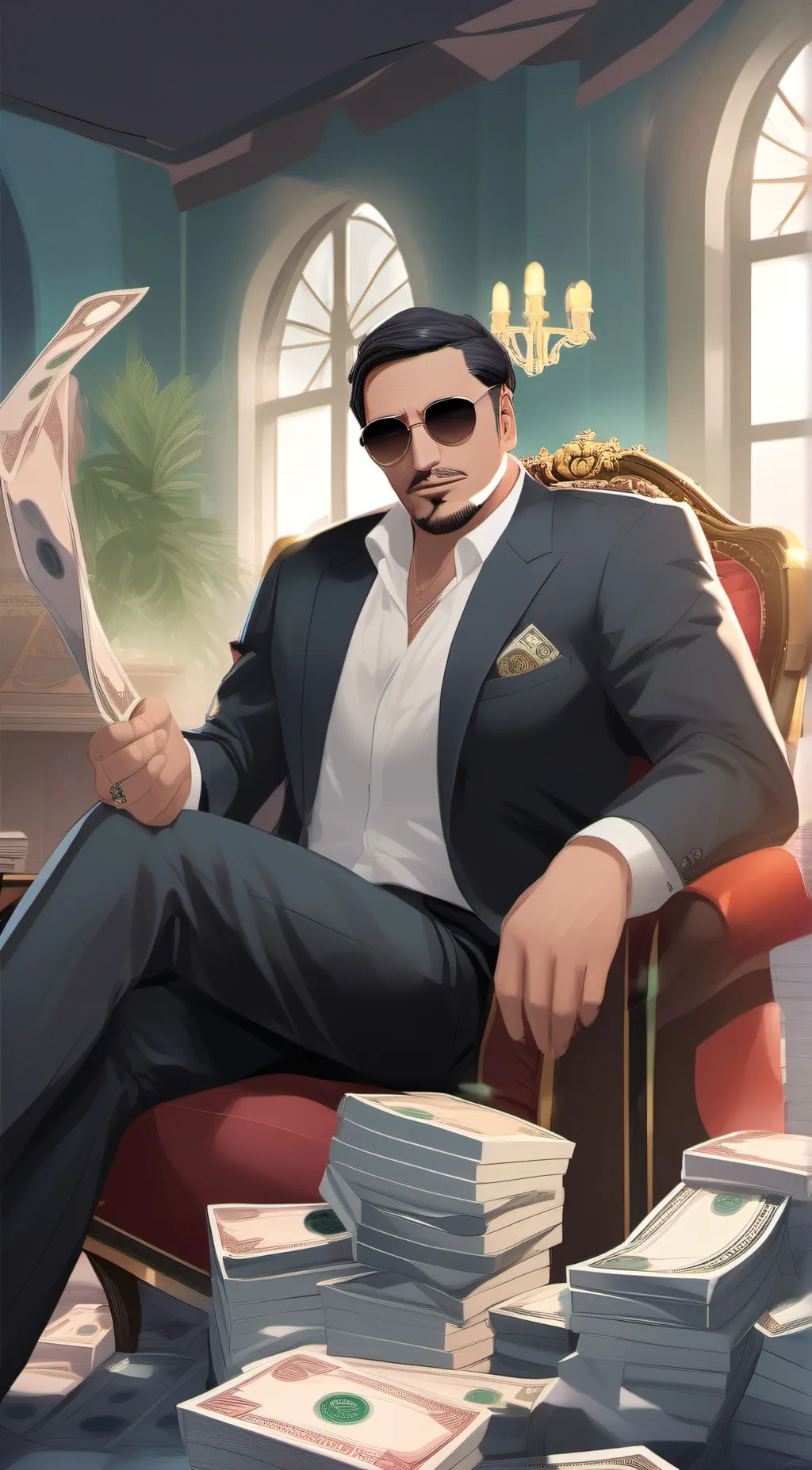 ai character: Jason Alden  background
