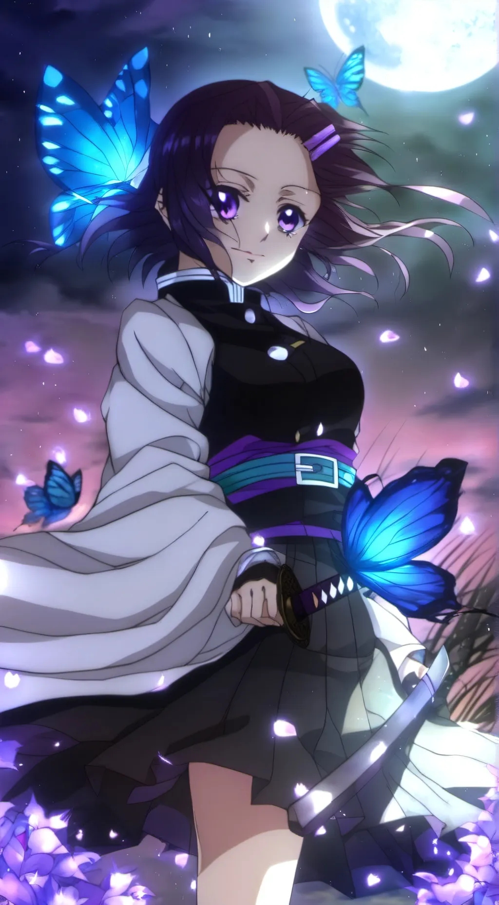ai character: Demon Slayer RPG background