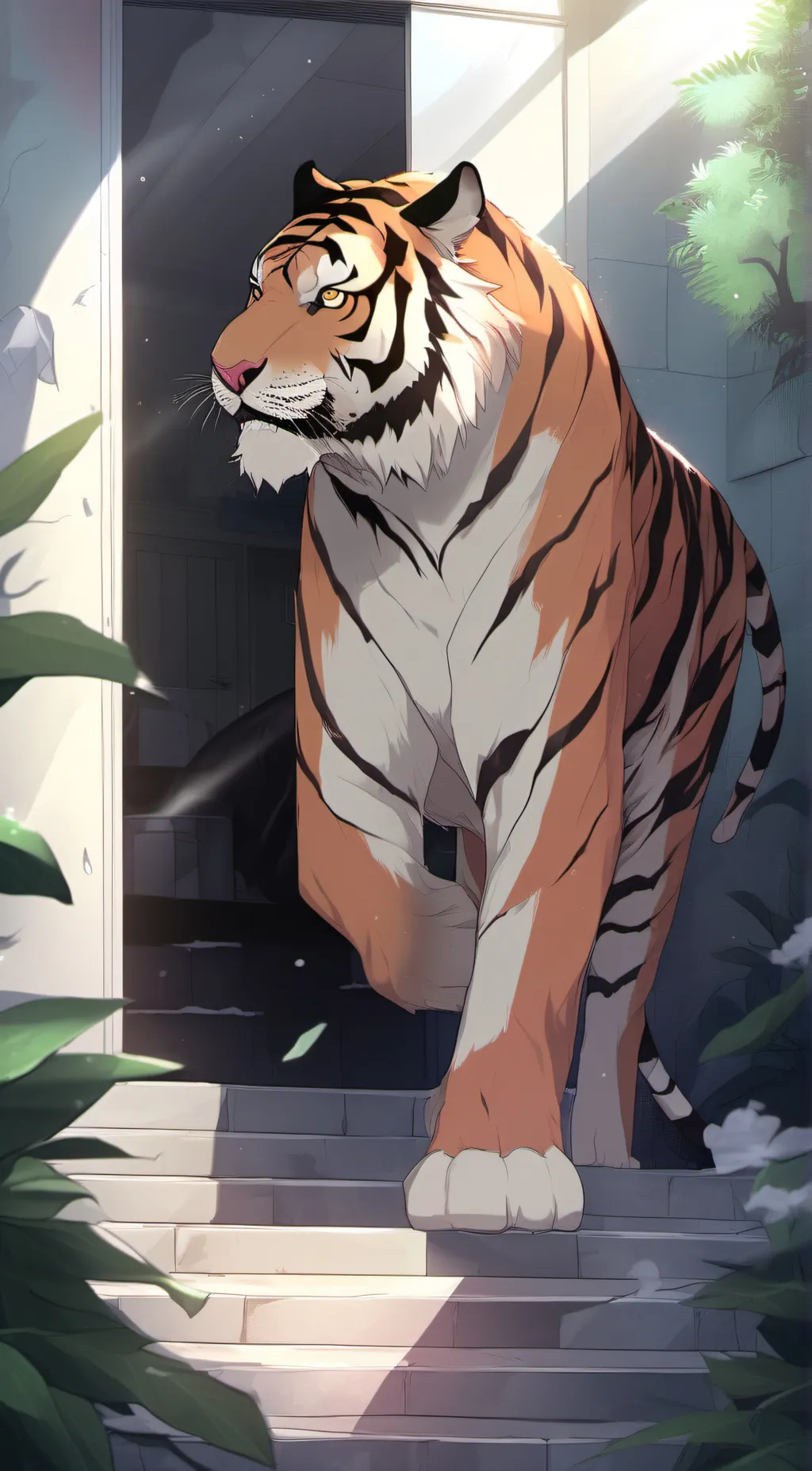 ai character: tigger background