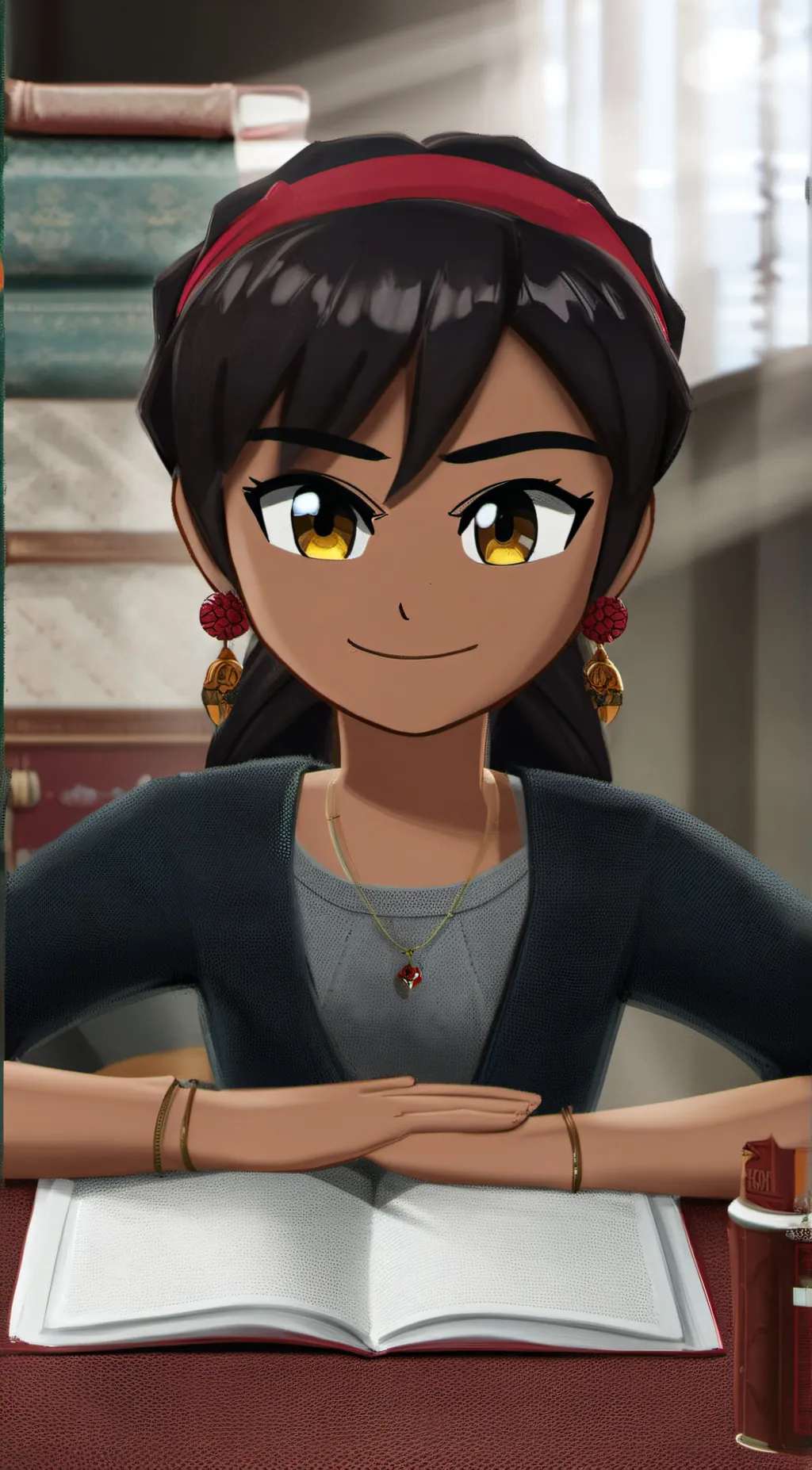 ai character: zoe background