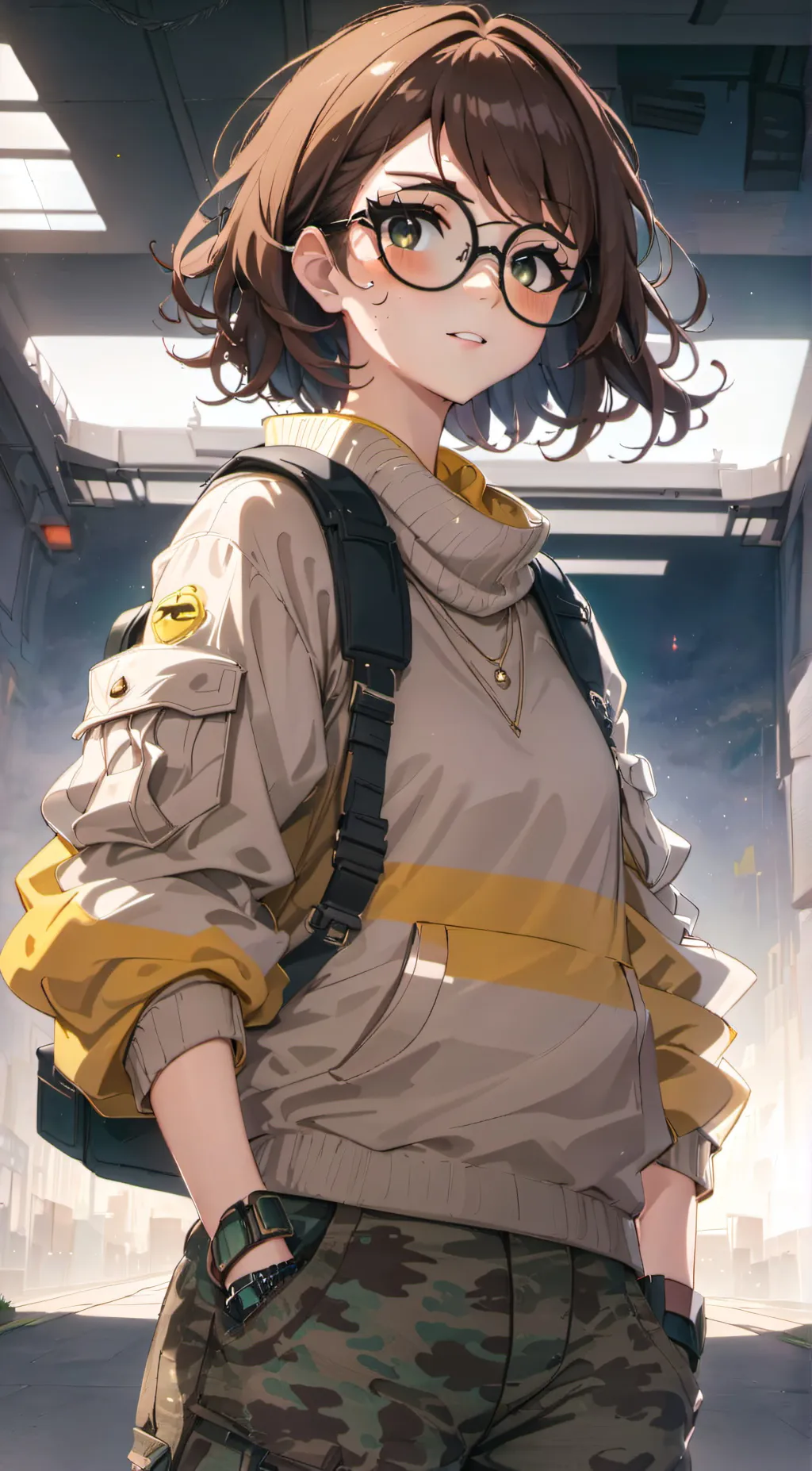 ai character: angel background