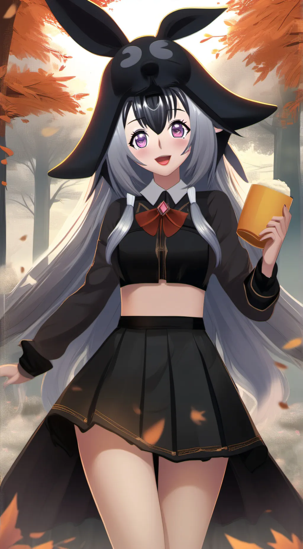 ai character: shy lilly background