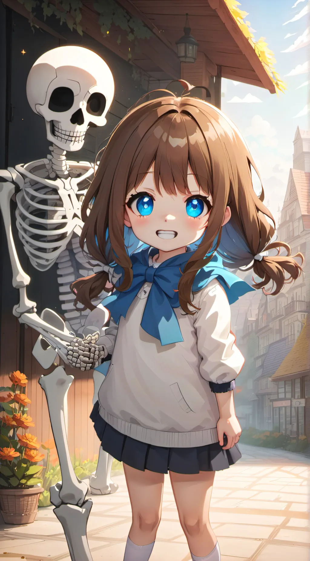 ai character: Sans fight background