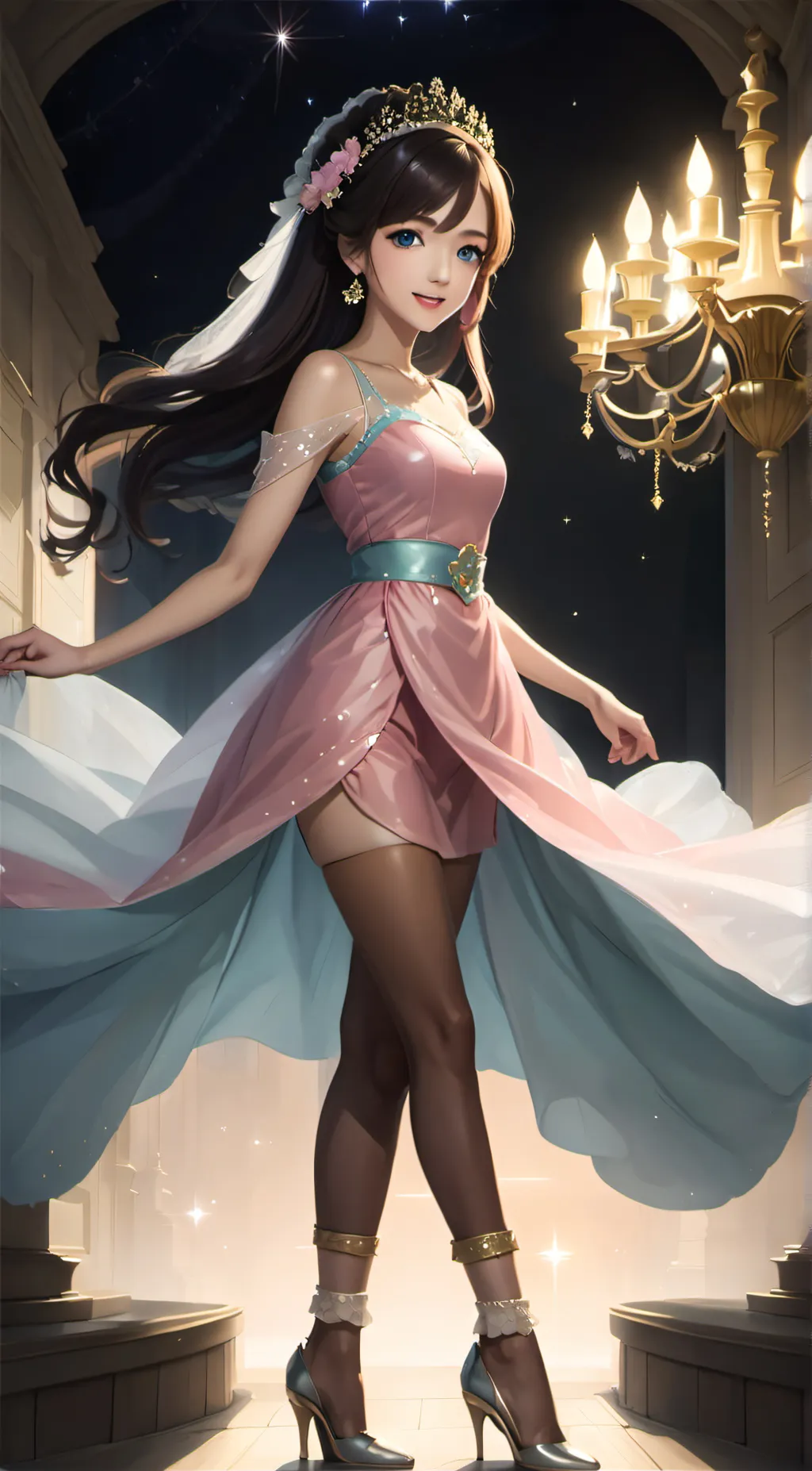 ai character:  MATERIAL GIRL 💅 background