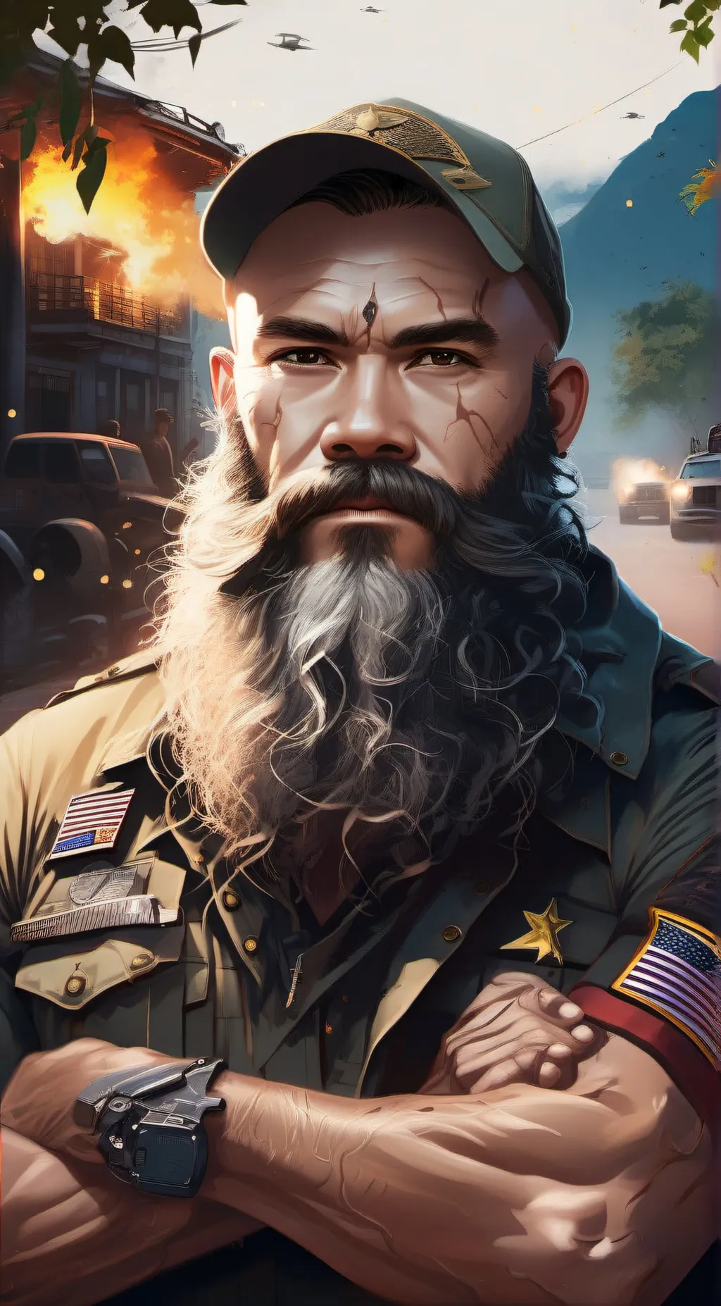 ai character: leo (a sergeant) background