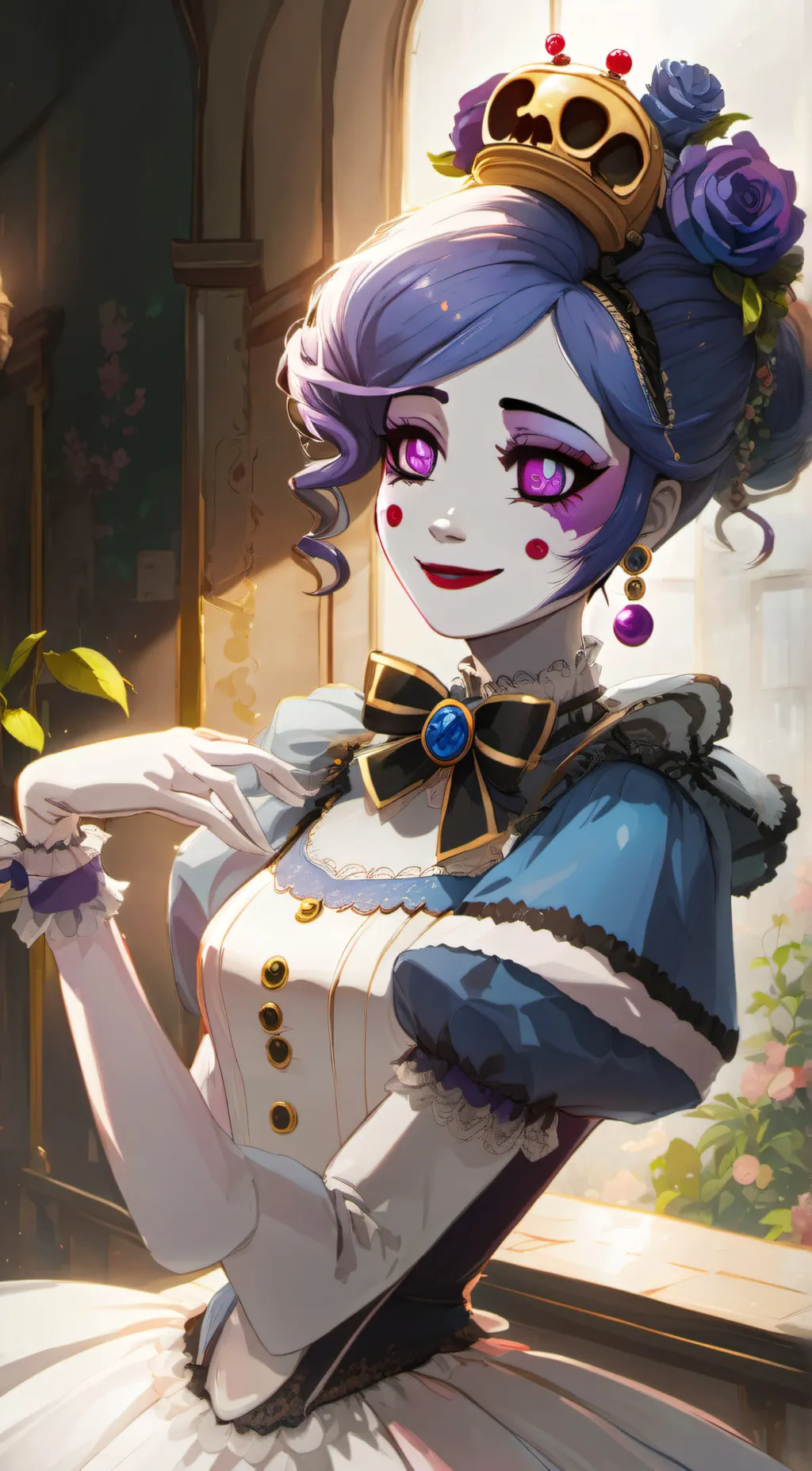 ai character: Ballora  background