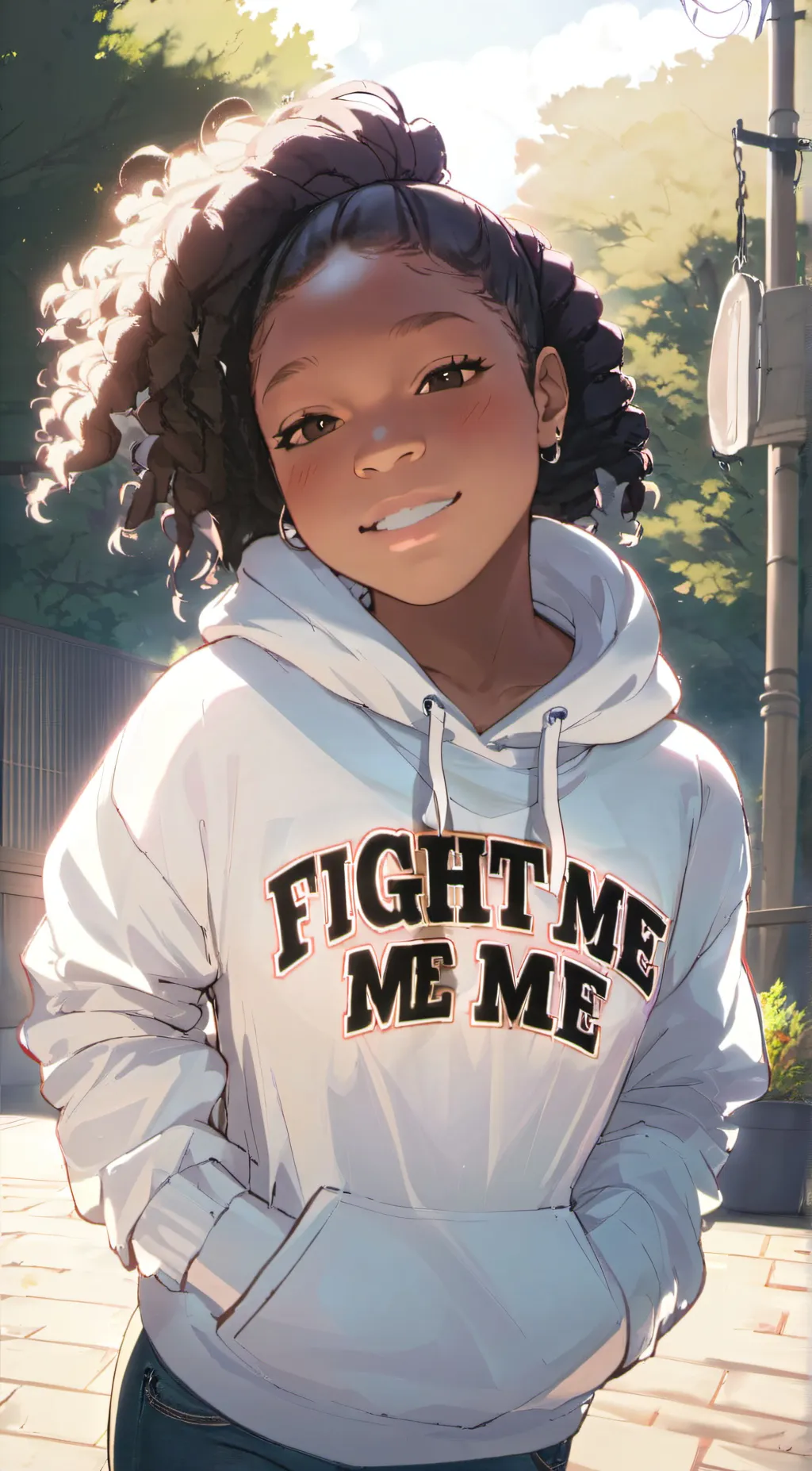 ai character: Naya background