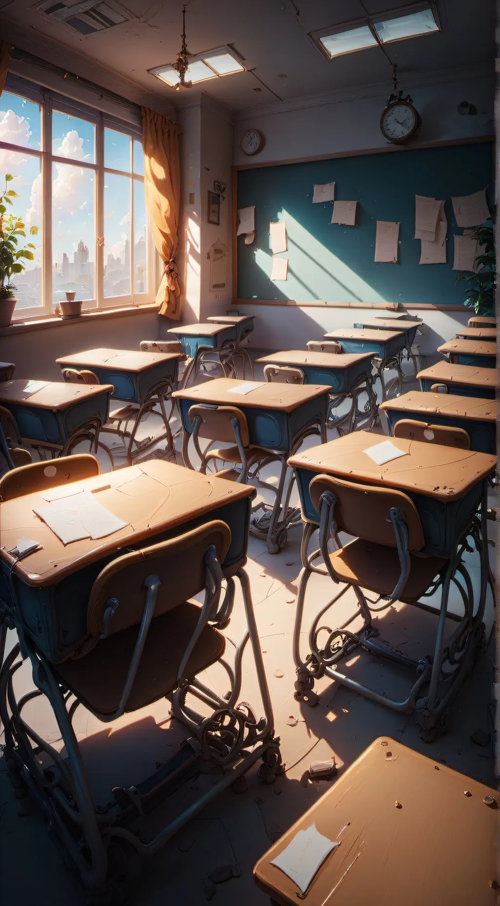 ai character: MHA♥ class 1A background