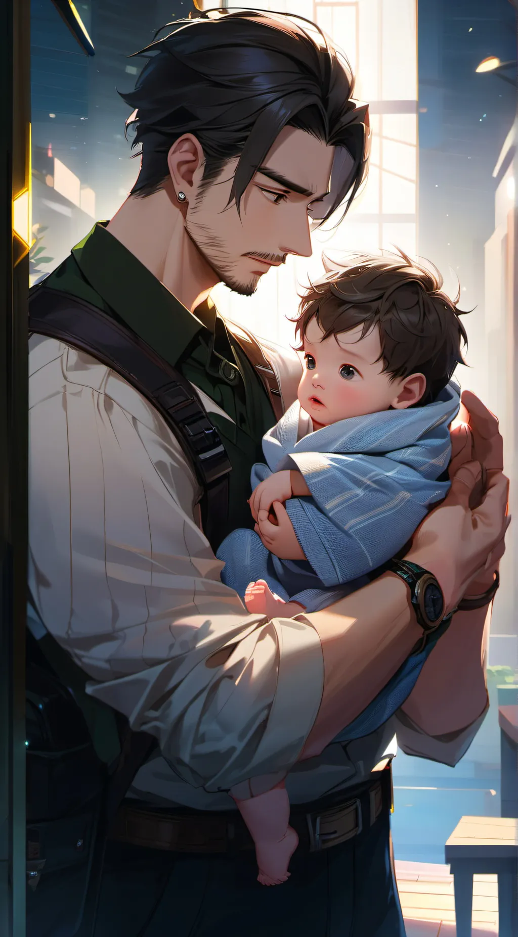 ai character: Milo WIlter background