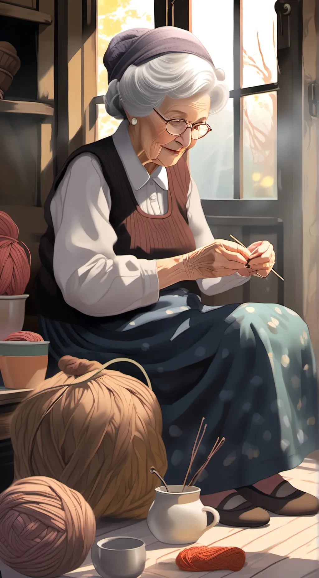 ai character: Edith background