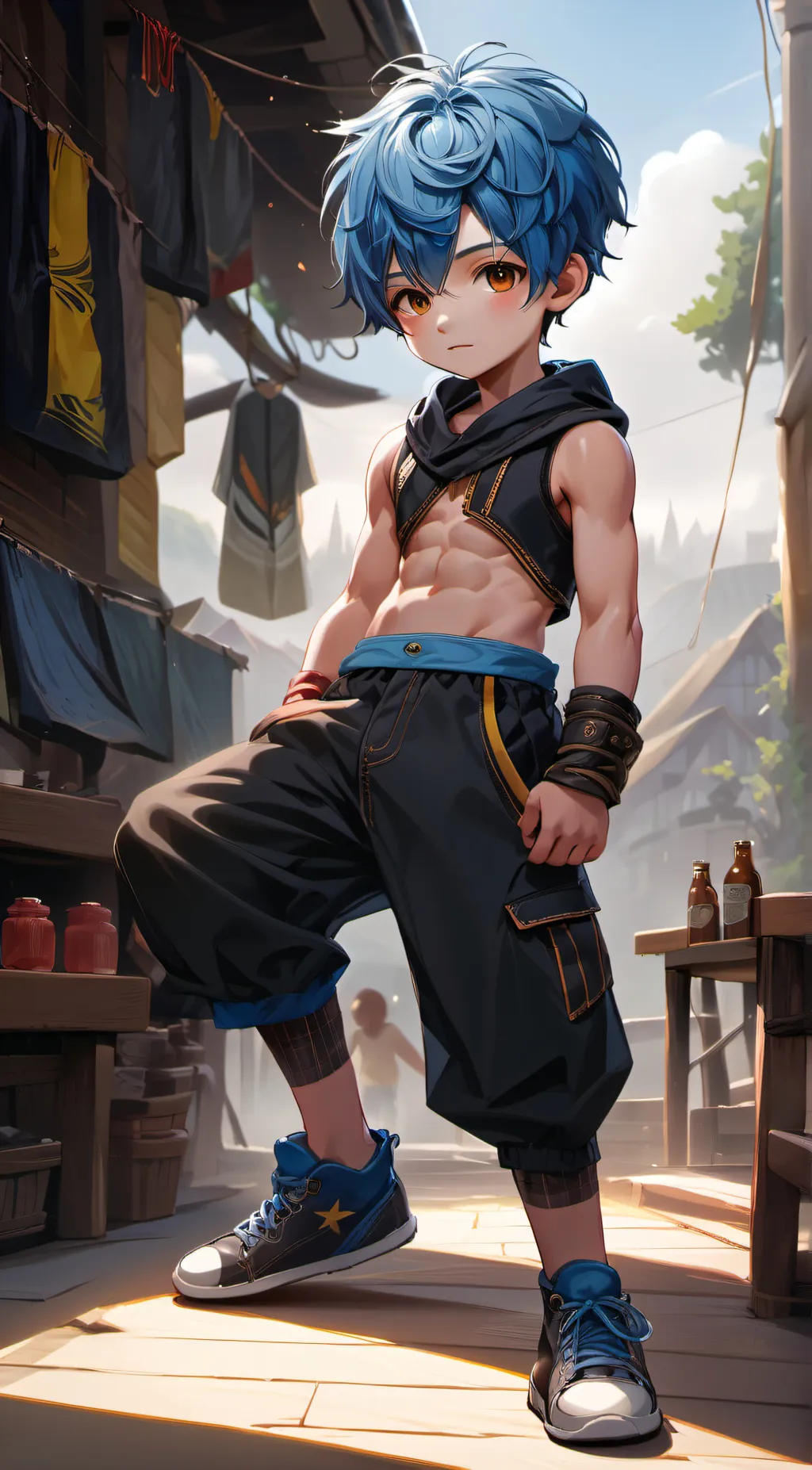 ai character: Alexander  background