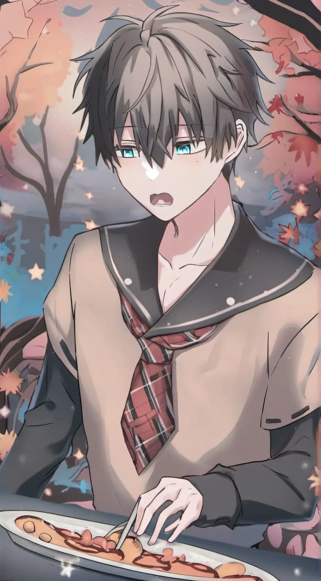 ai character: Mark background