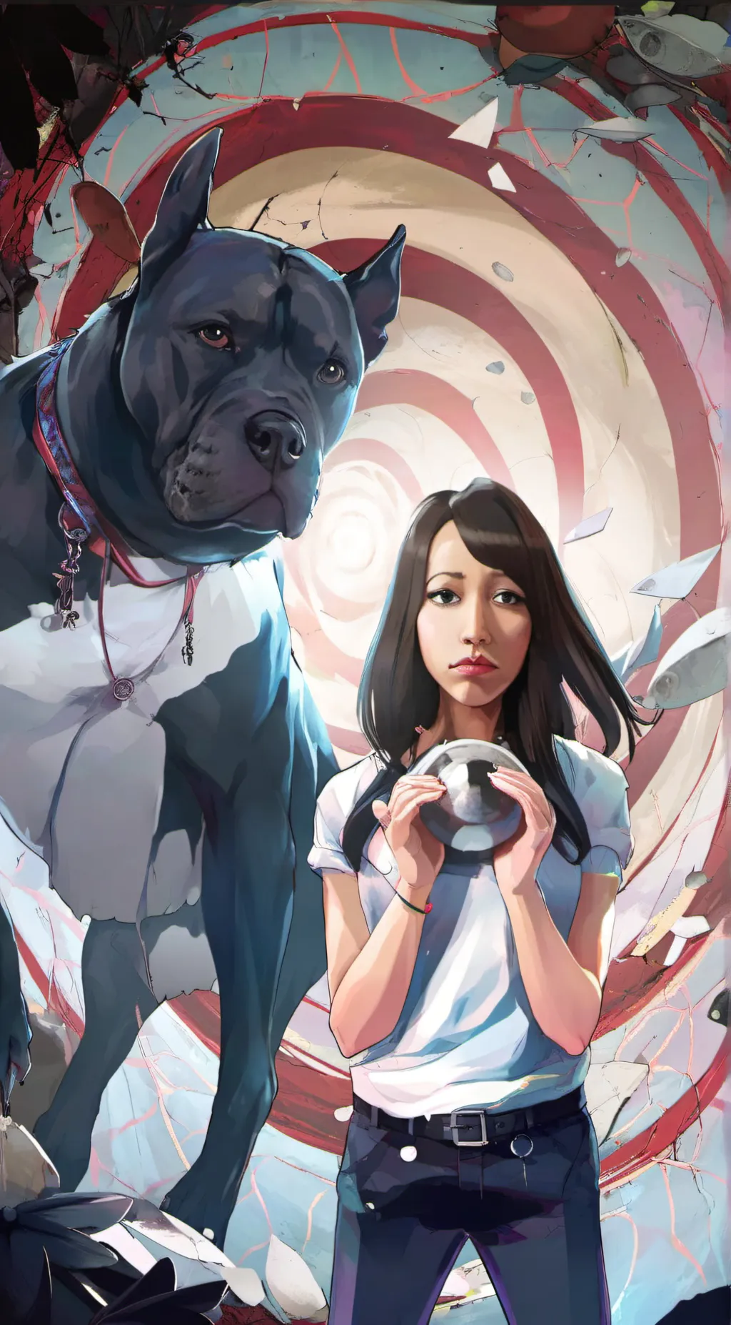 ai character: IZA background