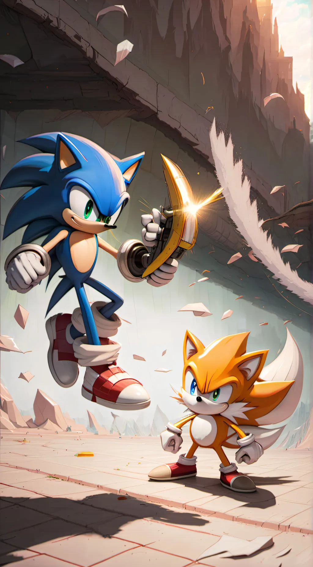 Talkie AI - Chat with Sonic VS Tails