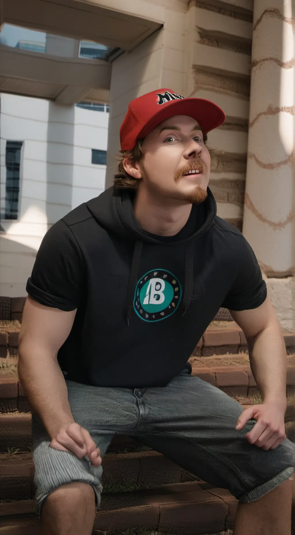 ai character: Mr Beast background