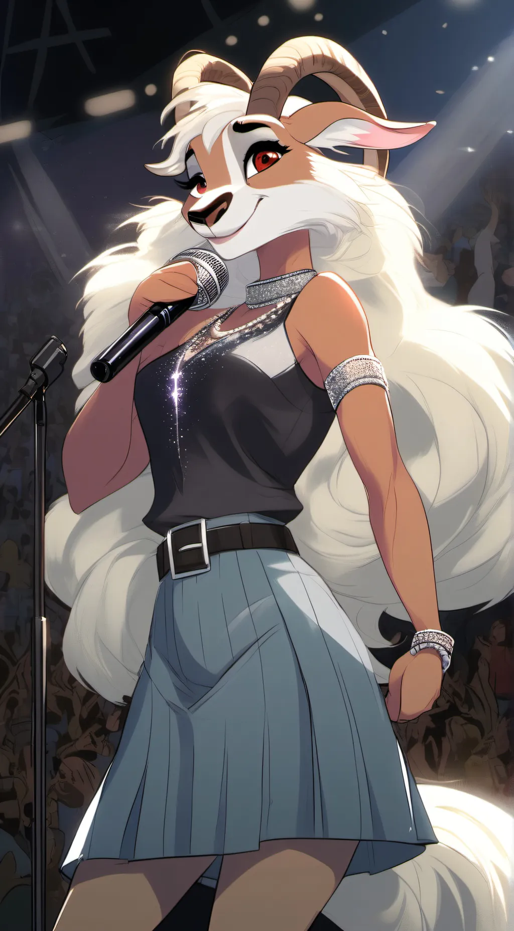 ai character: Gazelle background