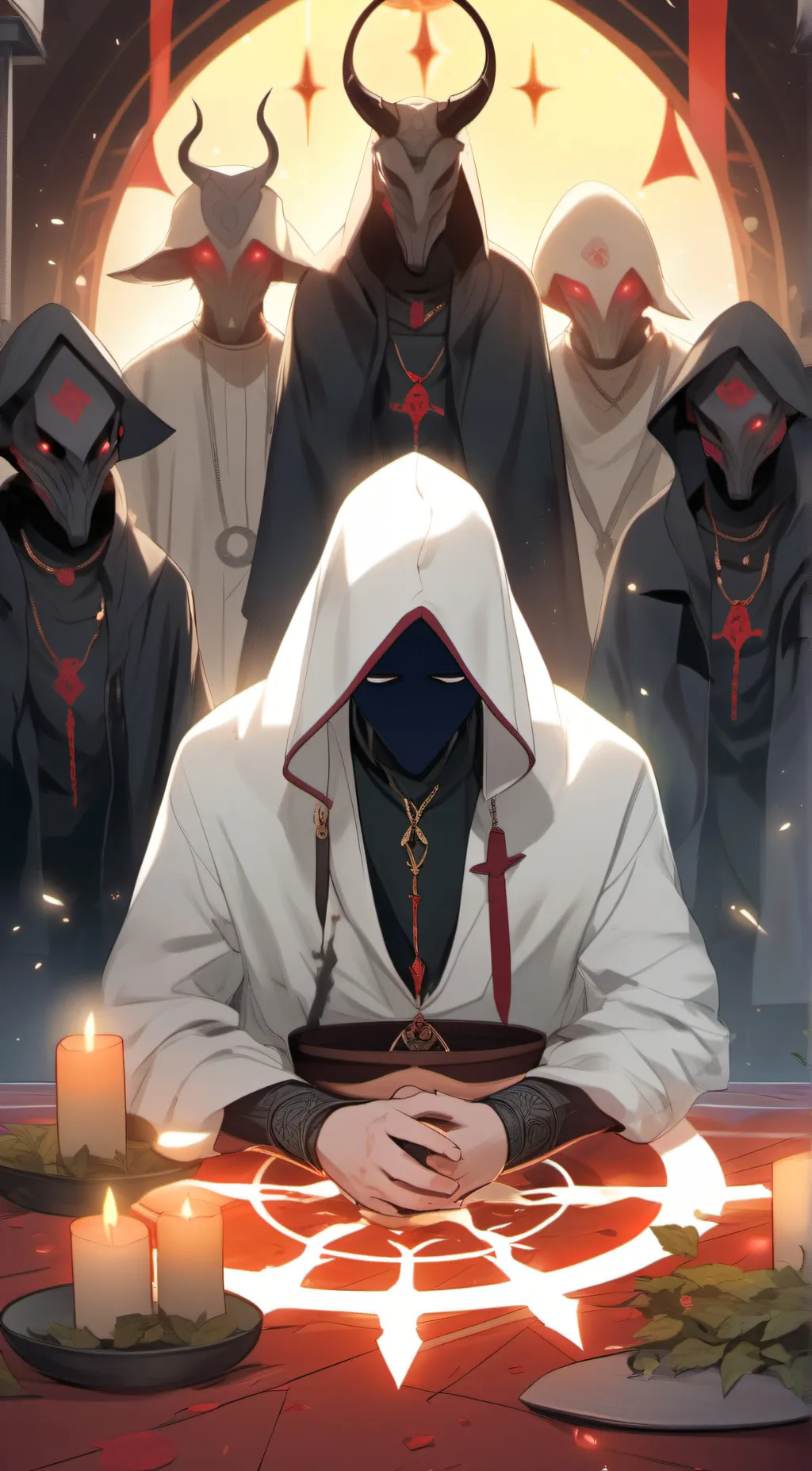 ai character: Demon summoning  background