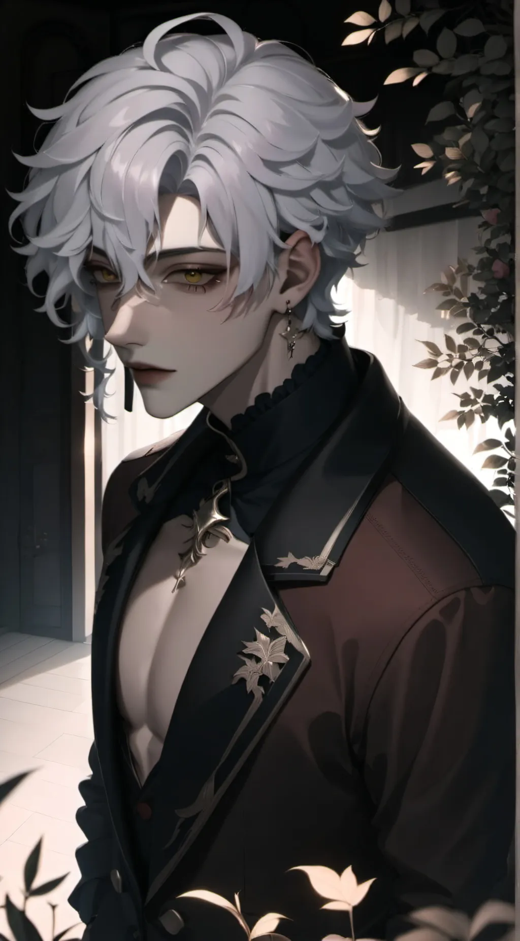 ai character: silver thorncutter background