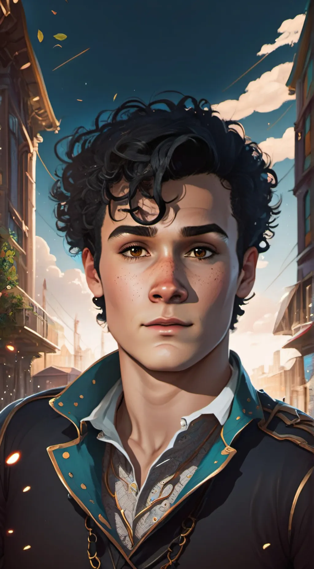 ai character: Mateo riddle background