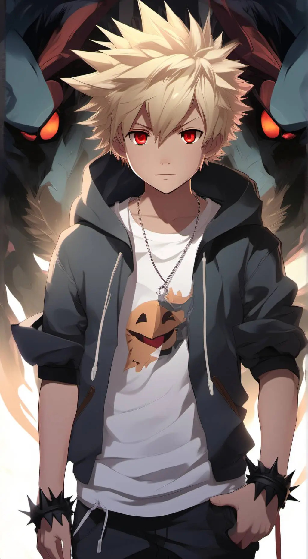 ai character: bakugo background