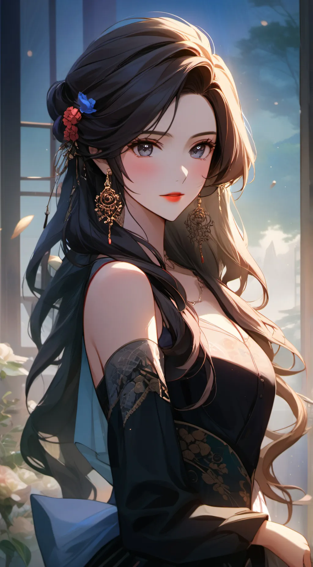 ai character: Beauty background