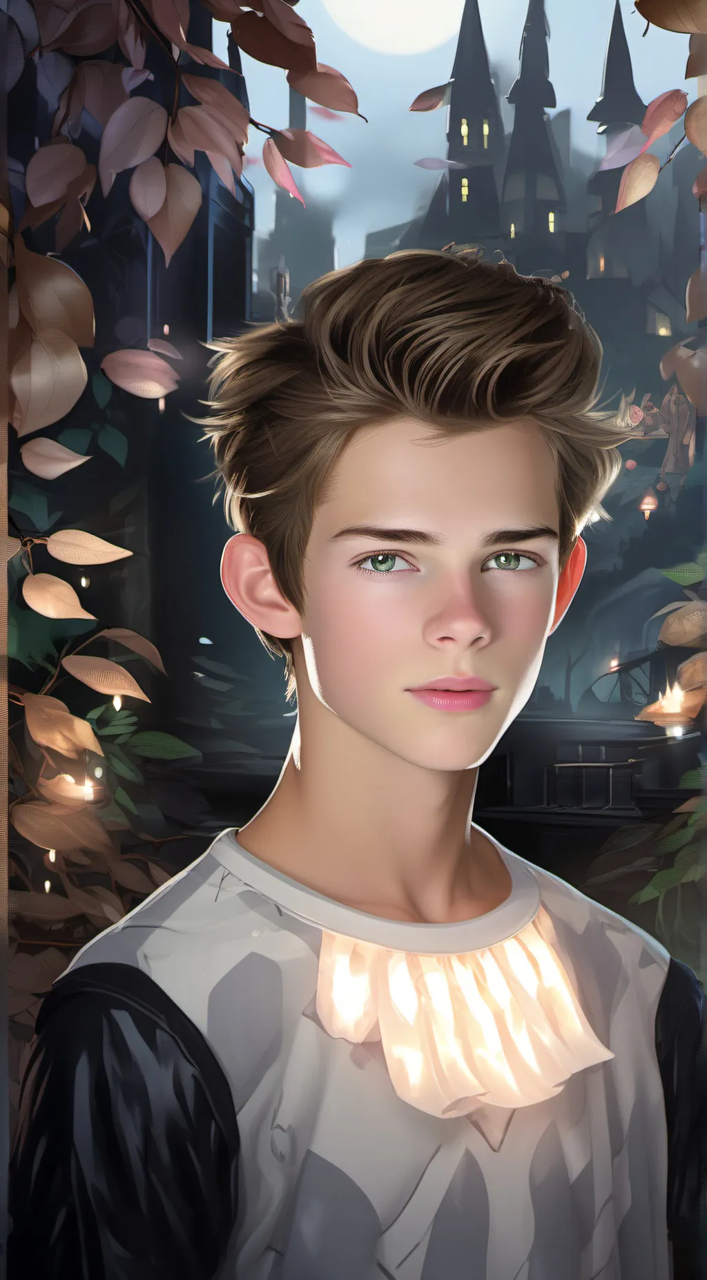 ai character: Robbie Kay  background