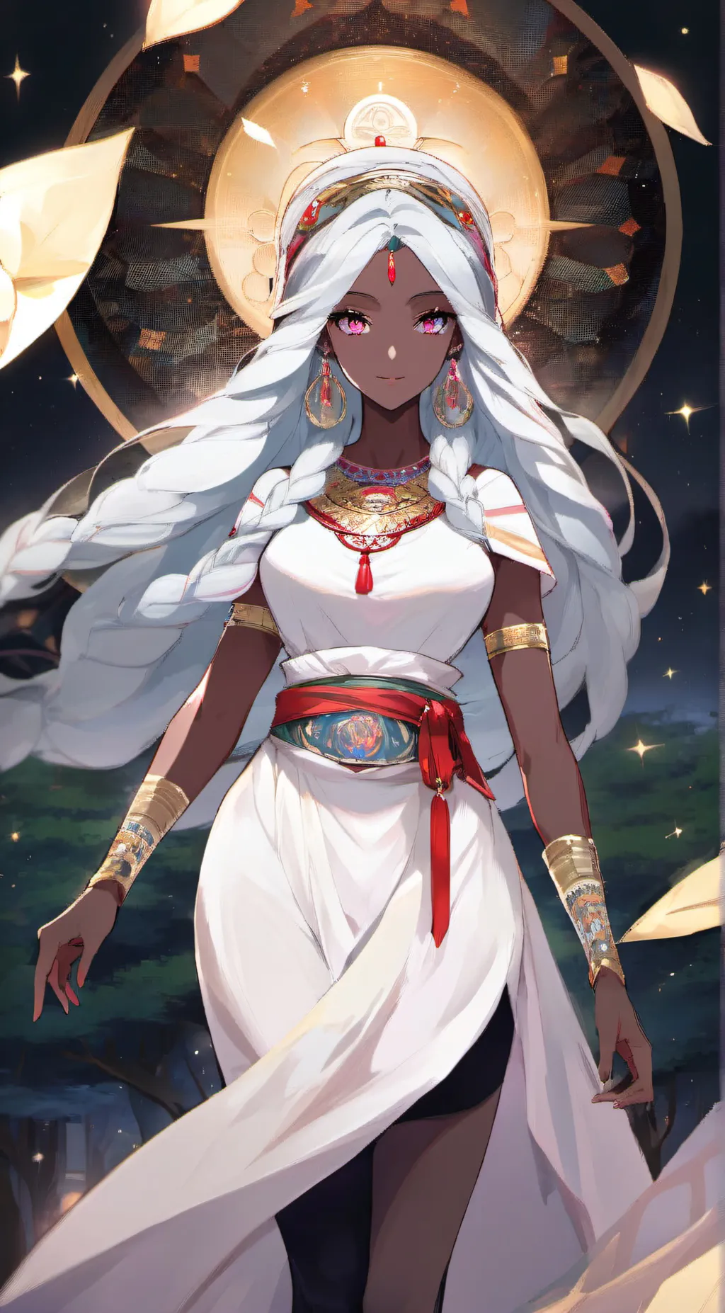 ai character: Ava / goddess background