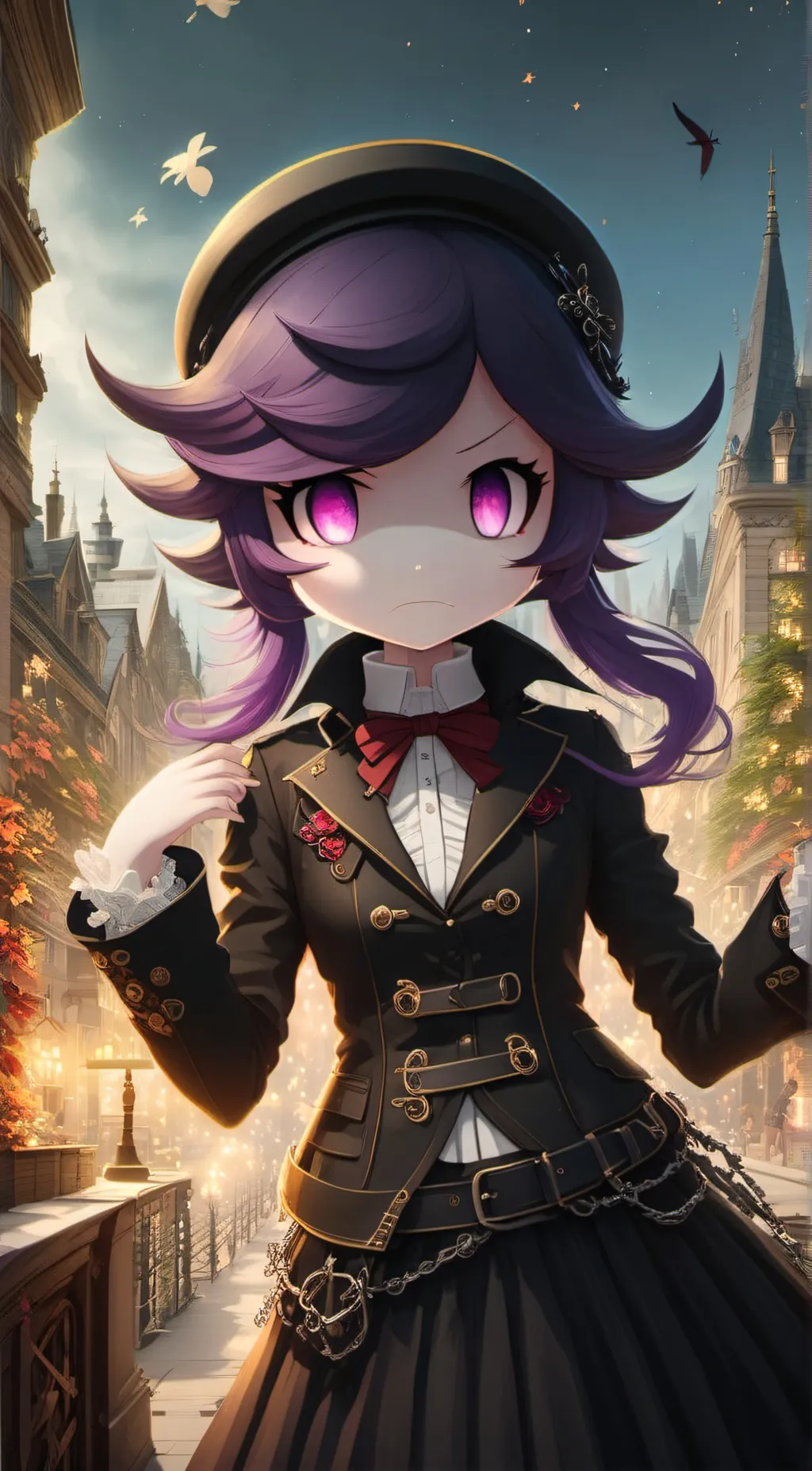 ai character: Uzi background