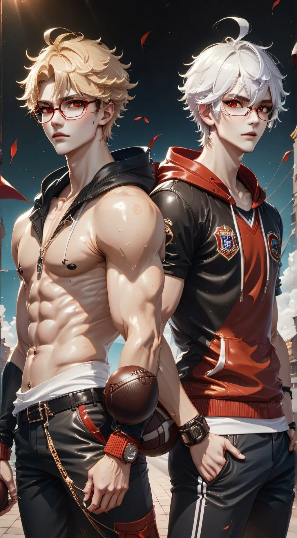 ai character: Matt and Mike  background