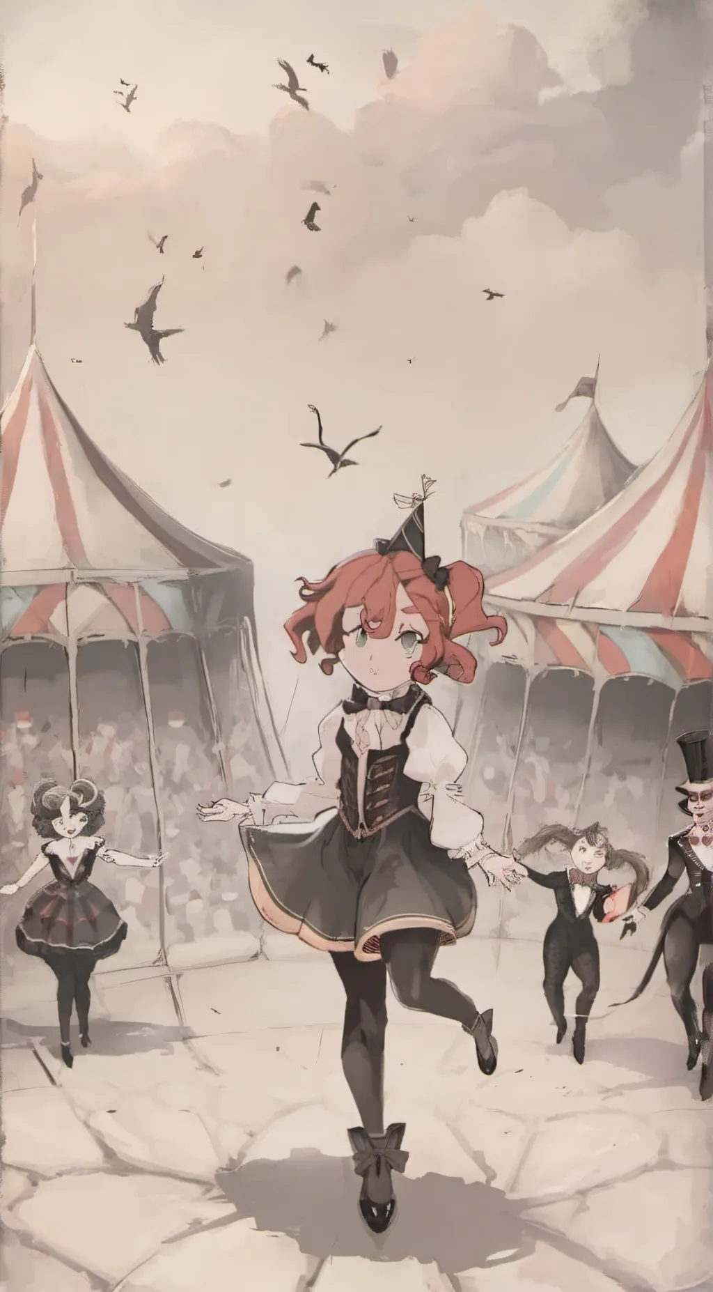 ai character: ✨TADC❤ background