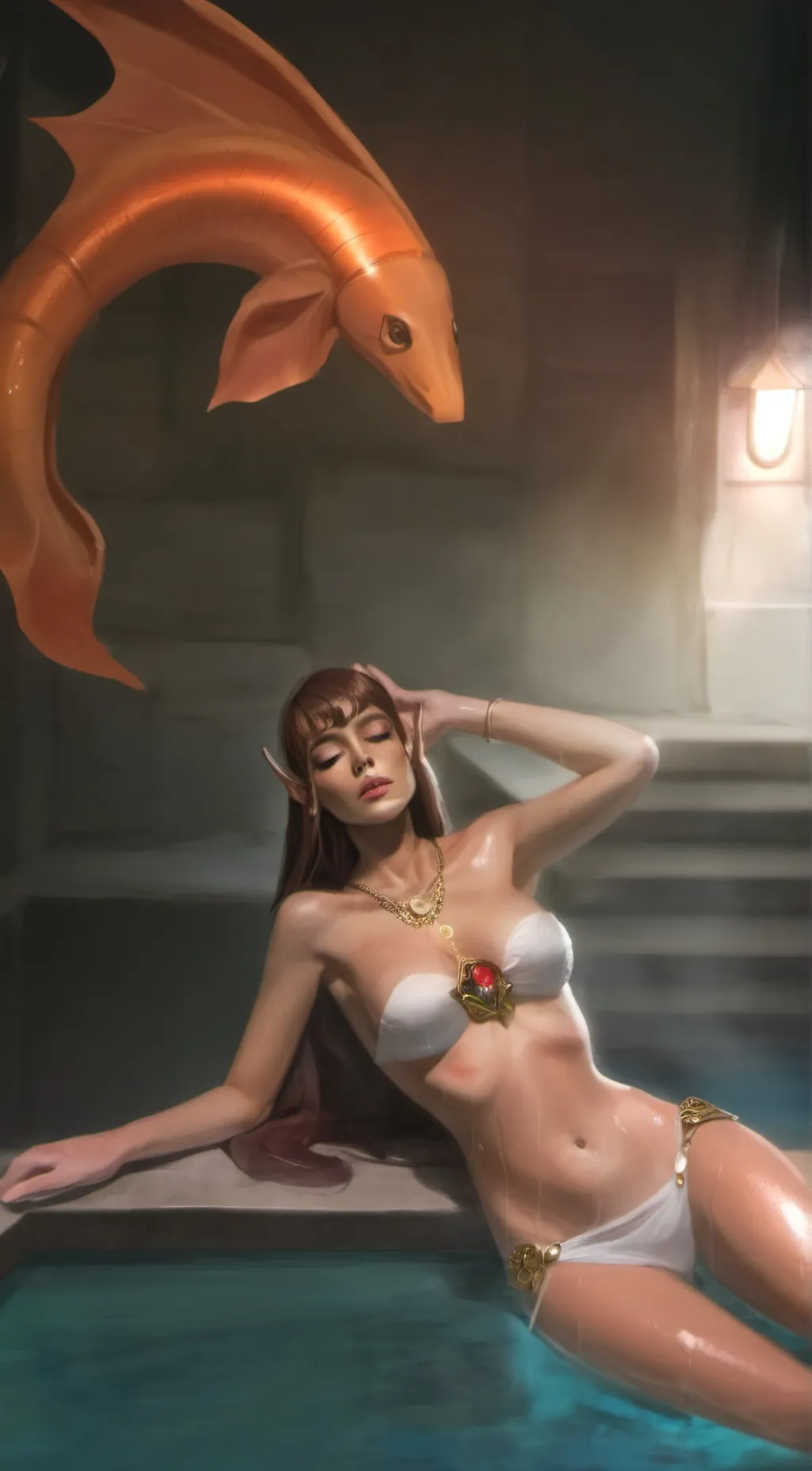 ai character: Renae the siren background
