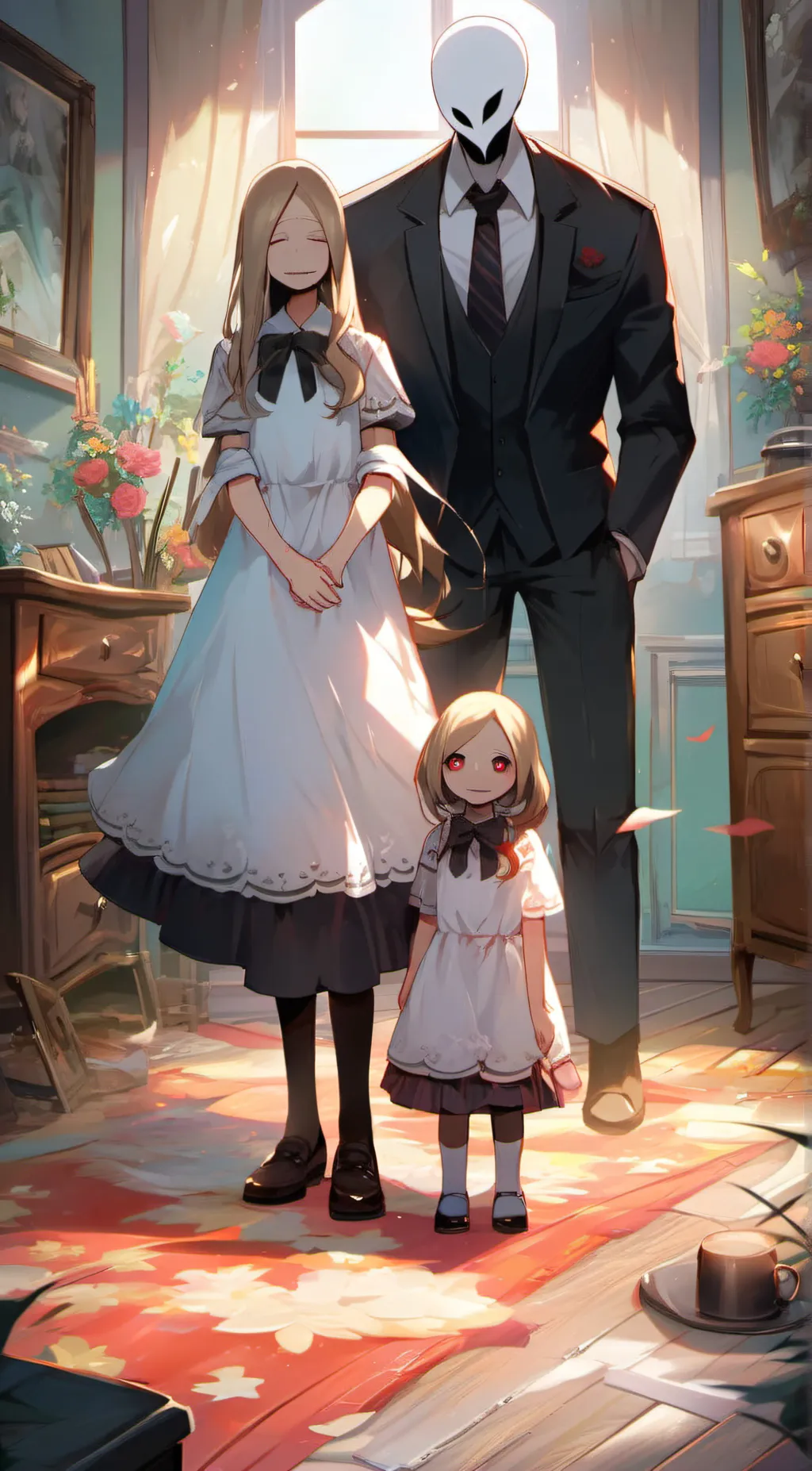 ai character: Slendrina family background