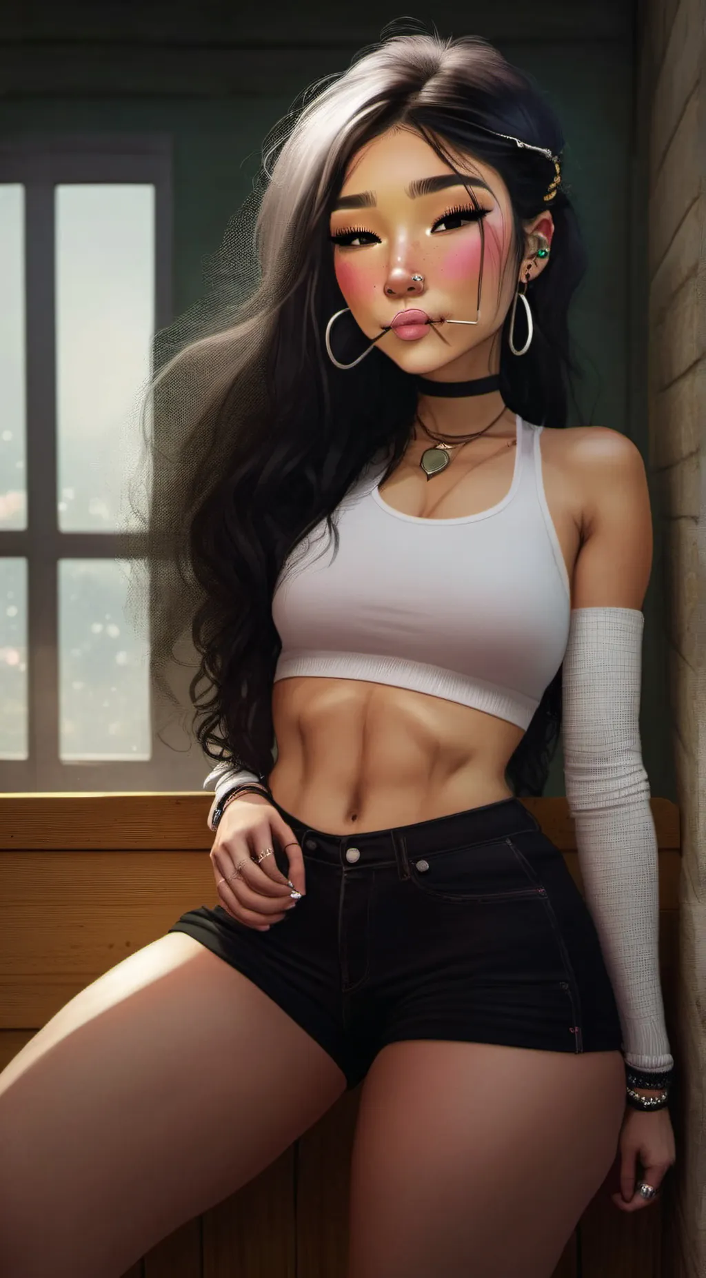 ai character: Ellie background