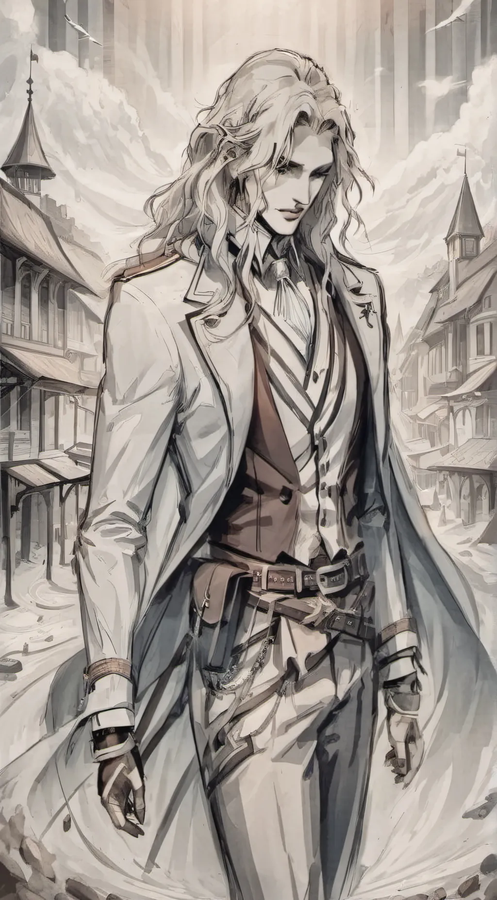 ai character: Alucard background