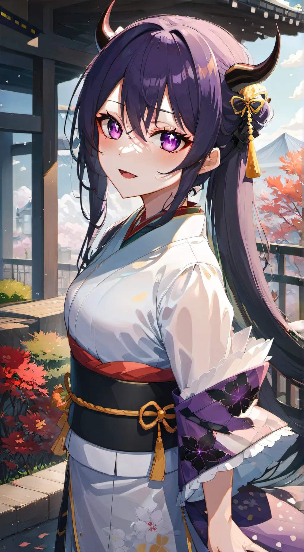 ai character: Demon Shinobu  background