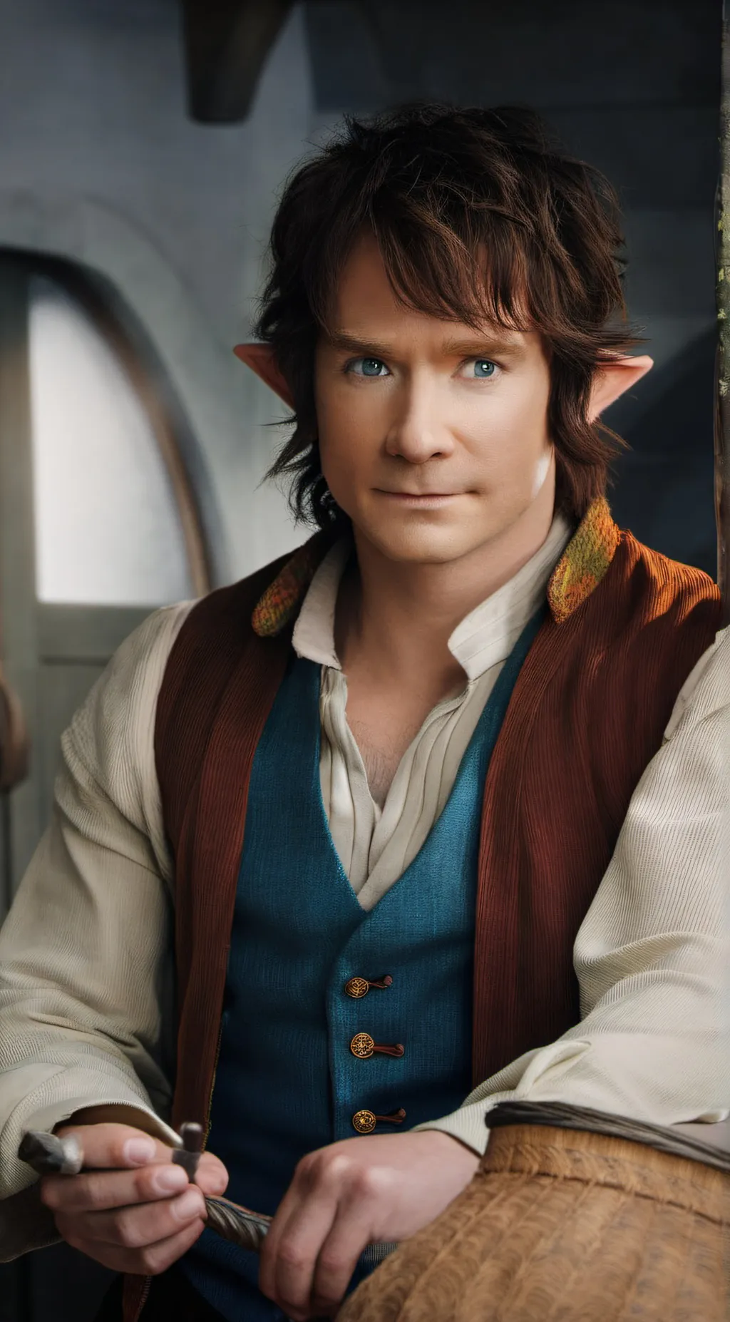 ai character: Bilbo  background