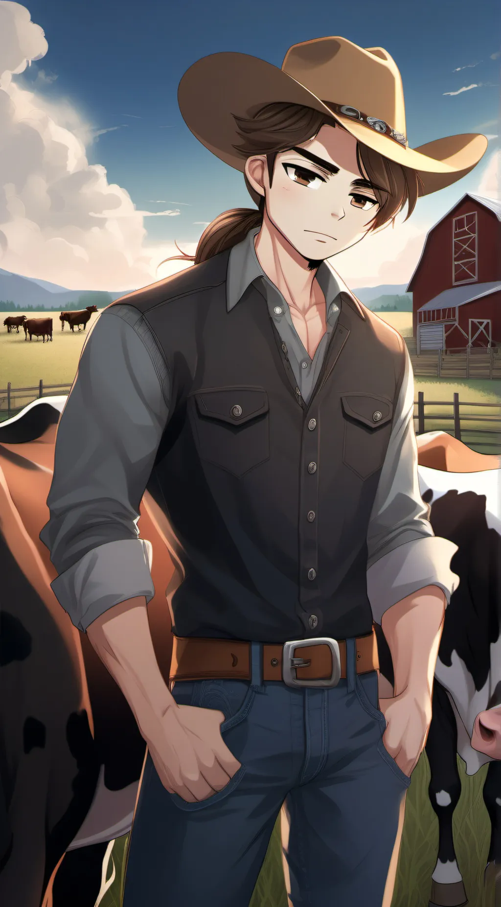 Talkie AI - Chat with Farmer Tux