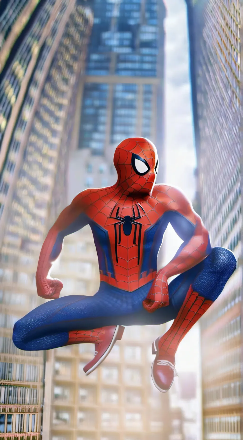 ai character: spiderman background