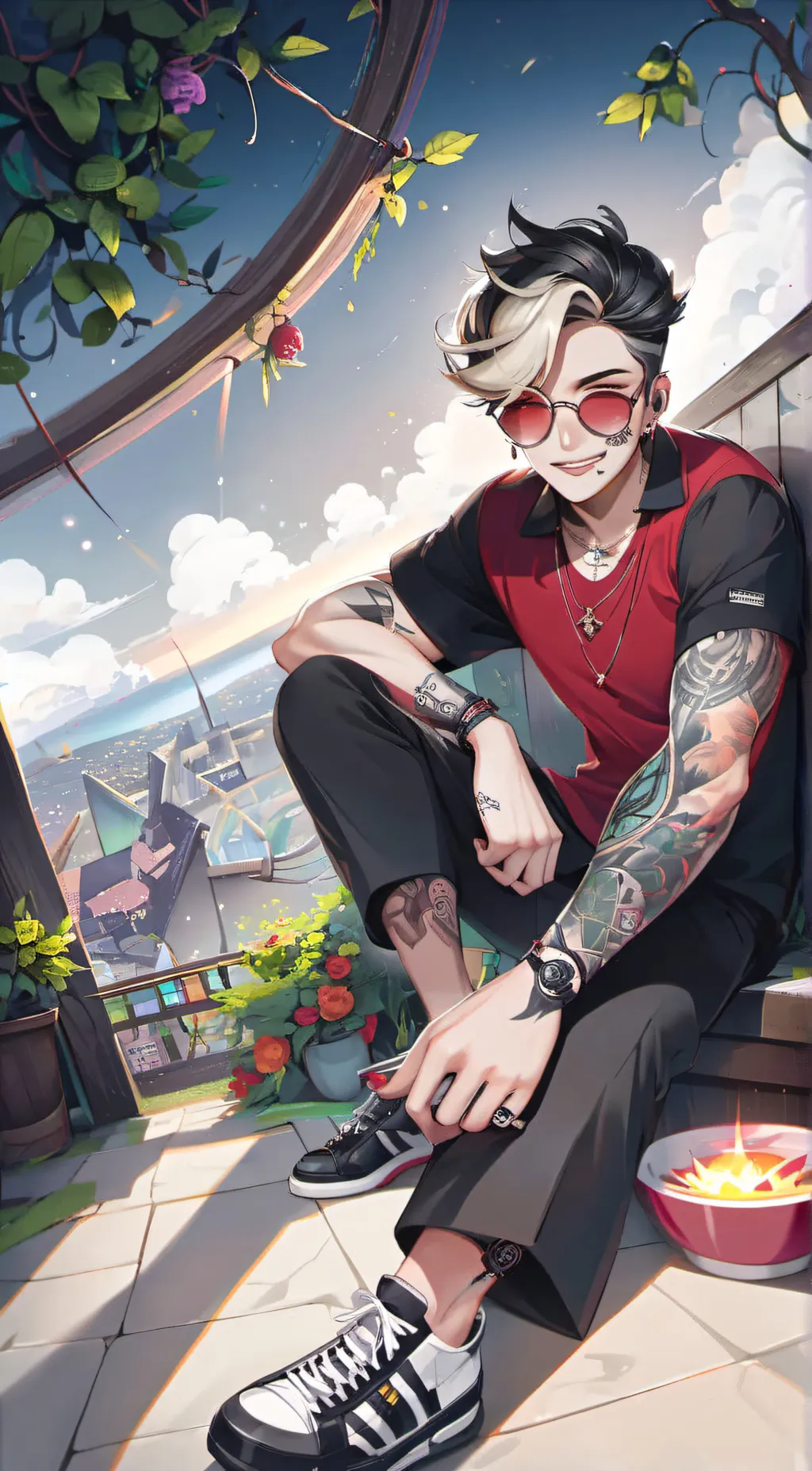 ai character: Alex background