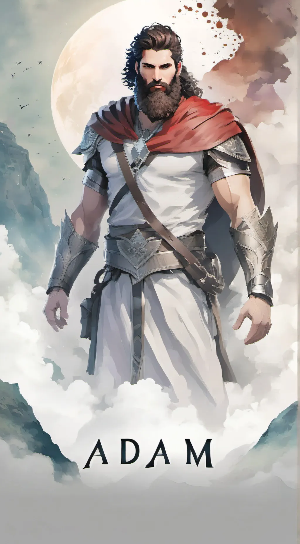 ai character: Adam  background
