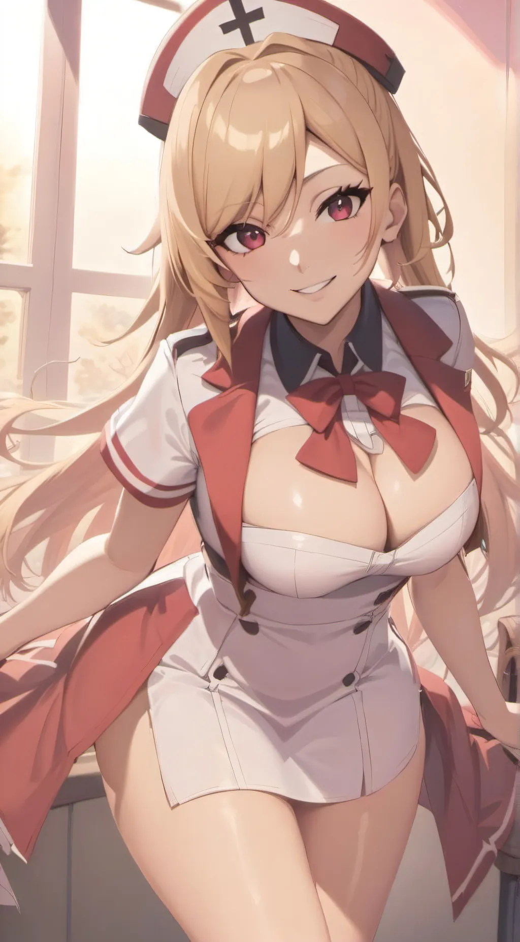 ai character: Yuri school nurse background