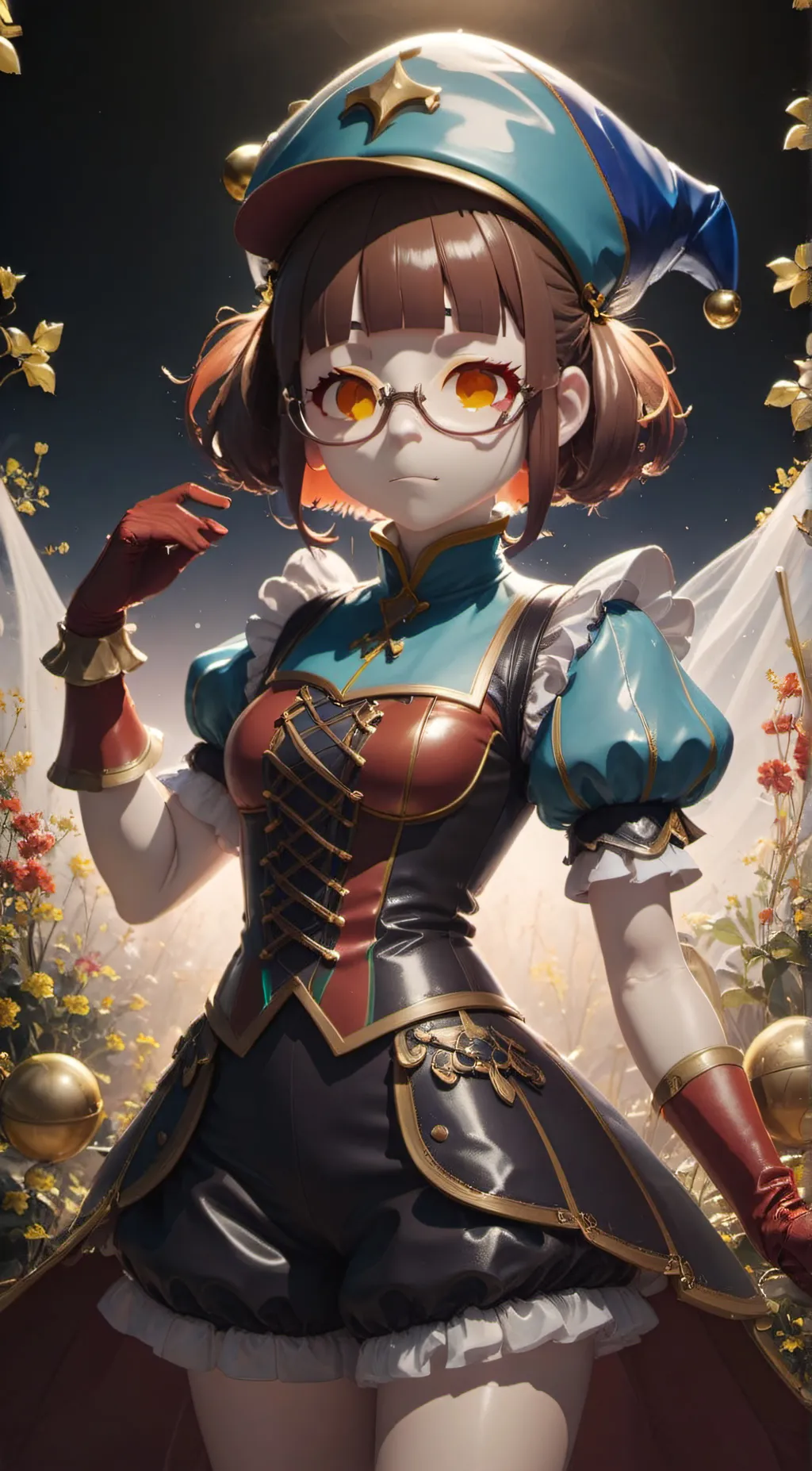 ai character: Pomni  background