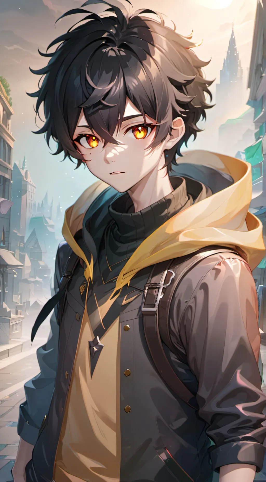 ai character: Demon slayer background